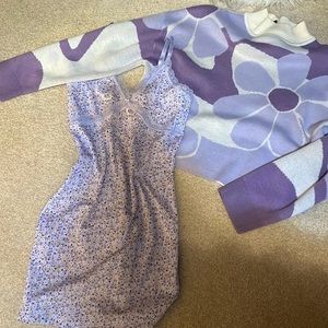 Dress+ sweater combo